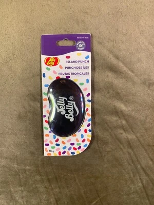 1X Island Punch Jelly Belly Hanging Car Air Freshener *Jewell Collection - Image 1 of 2