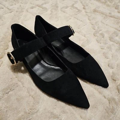 Charles & Keith Puntera Punta Mary Jane Pisos EE. UU. 6,5/UE 37 NUEVO SIN ETIQUETAS Foto 1 de 4