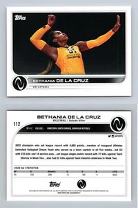 Bethania De La Cruz - Volleyball #112 Athletes Unlimited 2023 Topps Trading Card - Picture 1 of 1