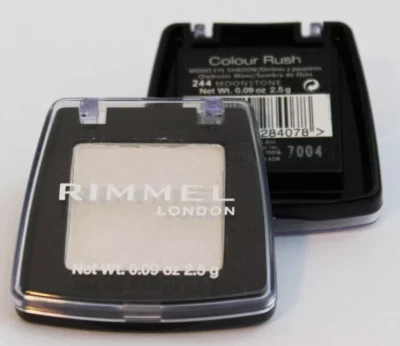 Rimmel London Mono Colour Eye Shadow 244 Moonstone 2.5g – Long Lasting Powder - Image 1 of 3
