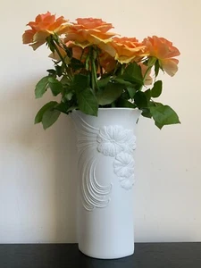Kaiser Porzellanvase740/3,Design von Manfred Frey,23,5см,mit floralem Relief - Bild 1 von 8