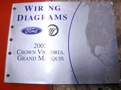 Ford Crown Victoria Mercury Grand Marquis 2005 manual de diagramas de cableado de fábrica Foto 1 de 4