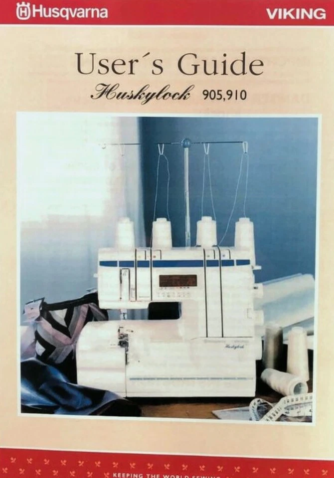 Husqvarna Viking Huskylock 905/910 Manual de instrucciones: Fundas protectoras Color Foto 1 de 1