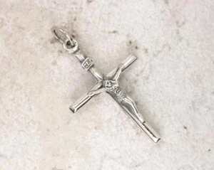 EINZIGARTIG 0,925 STERLINGSILBER KREUZ ANHÄNGER KREUZ ANHÄNGER Stil # p0256 - Bild 1 von 1
