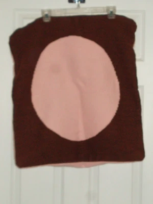 JONATHAN ADLER Decorativa FUNDA DE ALMOHADA SHAM Lana ROSA Y MARRÓN Círculos Foto 1 de 4