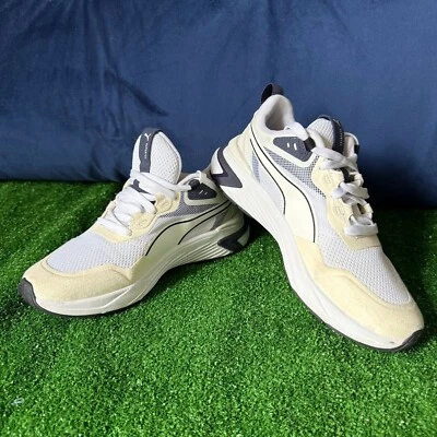 PUMA Supertec 运动鞋白色运动步行跑步舒适鞋 8 码 — 第 1/4 张图片