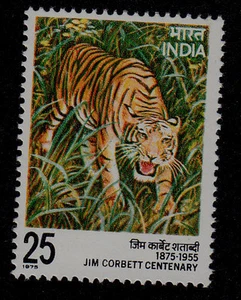 INDIA SCOTT # 712 MNH TIGER TOPICAL/JIM CORBETT CENTENARY - Picture 1 of 1