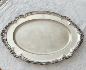 Vintage Antik Gorham Silber Gelötet Serviertablett Platte mit Signatur #01000 - Bild 1 von 11