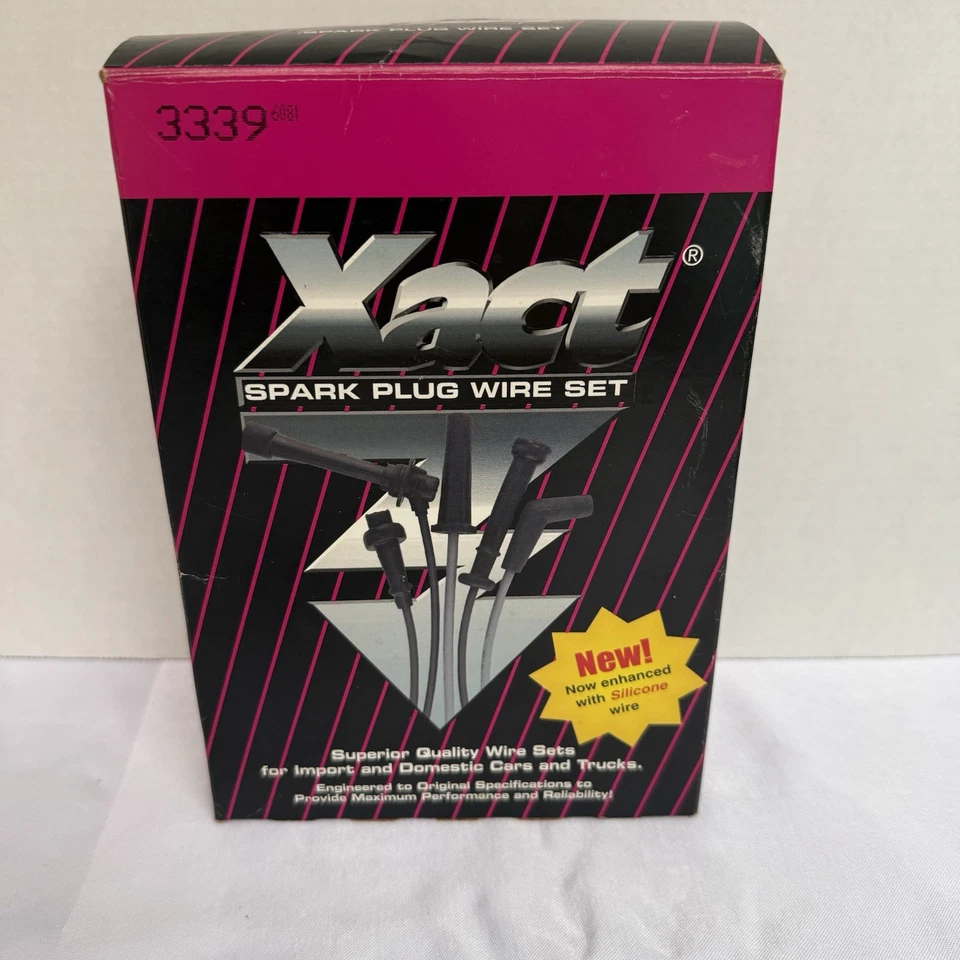 Y2K 2000 年代复古 Xact 火花塞 3339 丰田雷克萨斯 Pontiac Vibe 全新带盒 — 第 1/4 张图片