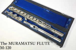 Muramatsu M-120 Querflöte Silber Kopfstück Neusilber Gehäuse enthalten/GETESTET - Bild 1 von 10
