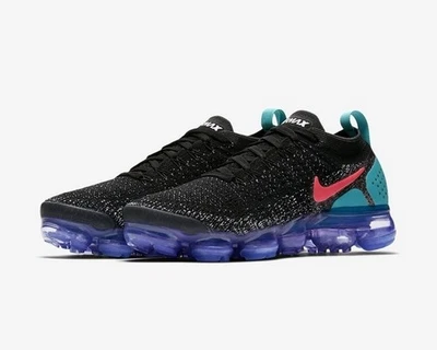 Nike Air VaporMax 2 Black/Hot Punch 942843 003 WOMEN'S SIZE 8.5 RARE FAST SHIP - Image 1 of 4