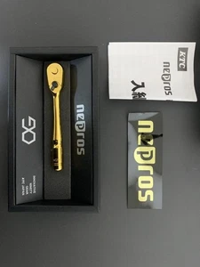 KTC NEPROS NBR290GL iP Gold 6,3mm 1/4sq. Ratschengriff 90 Zahnräder Nepros mit Box - Bild 1 von 8