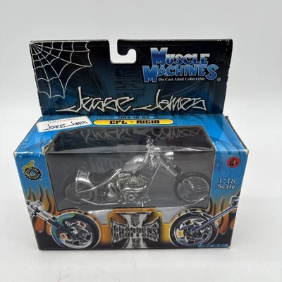 Muscle Machines Jesse James West Coast Chopper Motorcycle CFL RIGID New 1:18 - Image 1 of 4