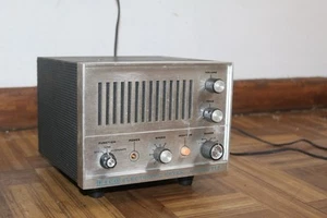 VINTAGE EICO MODEL 717 HAM RADIO TELEGRAPH MORSE CODE KEY ELECTRONIC TUBE KEYER - Zdjęcie 1 z 6