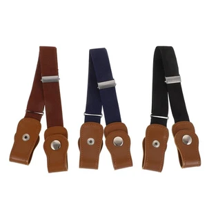 3 Pcs Children's Snap Belt Adjustable Kids Belts Girl Elastic Work Baby Boys - Picture 1 of 12