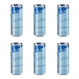 6er Pack Red Bull Glacier Limited Edition - Gletschereis-Himbeere-Geschmack - Bild 1 von 8