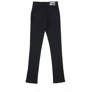 By Johnny Jeans TWST Split Skinny Black Women’s Size 26 Designer Denim - Picture 1 of 11