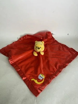 Disney Baby Winnie The Pooh Lovey Peluche Manta de Seguridad Borde Satinado Olla de Miel Foto 1 de 4