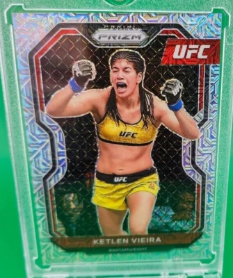 2021 Panini Prizm UFC Debut Edition Ketlen Vieira Mojo Prizm /25 Bookend 🔥🔥🔥 - Image 1 of 2