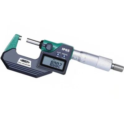 Insize 3101-75A Digital Outside Micrometer Range 50-75mm/2-3″ IP65 Waterproof - Image 1 of 4