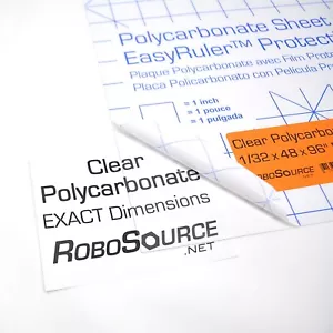 Polycarbonate Clear Plastic Sheet, Choose Thickness & Exact Size/Free Custom Cut - Picture 1 of 9
