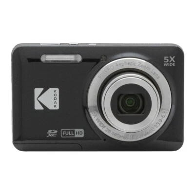 Kodak PIXPRO Friendly Zoom FZ55 Digital Camera Black - Image 1 of 4