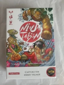 New Ninja Taisen Strategy Card Game 2 Player Table Cross & IELLO Games - Picture 1 of 6