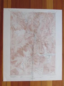 Crawford Notch New Hampshire 1909 Original Vintage USGS Mapa Topo - Imagen 1 de 1
