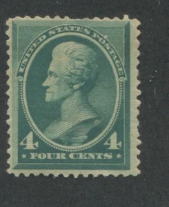 1883 US Stamp #211 4c Mint Hinged F/VF Original Gum Catalogue Value $225 - Picture 1 of 1