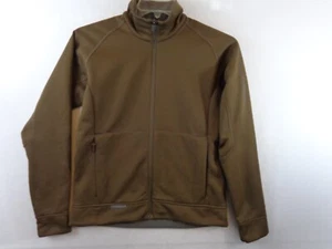 Salomon Jacket Women's S Brown Full Zip Soft Shell Fleece Inside Mock Collar - Picture 1 of 11