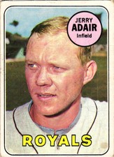 1969 Topps Set Break #159 Jerry Adair VG(crease) - Free shipping