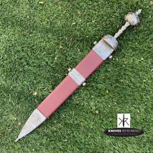 ROMAN MAXIMUS GLADIUS GLADIATOR SWORD WITH SCABBARD - CUSTOM ENGRAVED - Picture 1 of 8