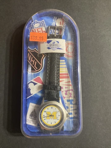 NEW Michigan Wolverines NHL Men's Analog Watch Cover
