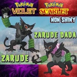 🌟ZARUDE + ZARUDE DADA NON  SHINY 6IV🌟 HOME UPDATE  🔥POKEMON SCARLET & VIOLET  - Picture 1 of 1