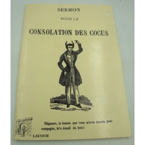 Sermon pour la consolation des cocus 1998 Lacour - Rediviva - Imagen 1 de 3