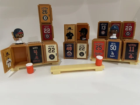 MLB Teenymates S8 (New Set) Indiv Lockers + Figures Choose UR Team - Stock 4/21 Cover