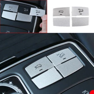 Fit For Benz GL ML 2012-2016 Silver Aluminum Suspension Adjustment Button Trim - Foto 1 di 8