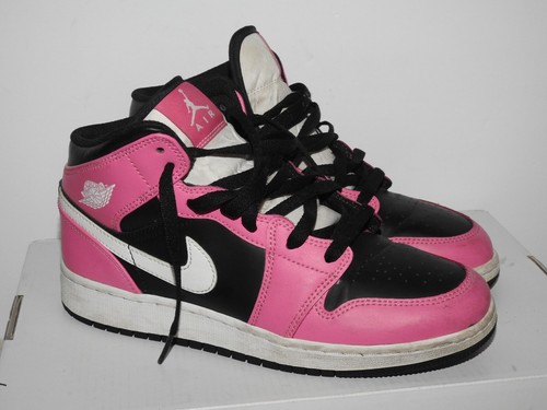 NIKE AIR JORDAN 1 RETRO GS sneakers ragazza ragazzo colore rosa taglia 6 5 anni stringate