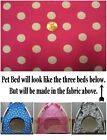 Cat Pet Bed Pup Tent for Dogs or Small Animals  #10 (2 sizes available) Handmade