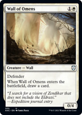 Wall of Omens Kaldheim Commander NM White Uncommon MAGIC GATHERING CARD ABUGames