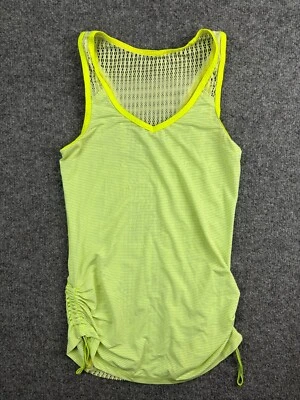 Lululemon Tie And Fly Tank Top  Women's Side Cinch Long Striped Yellow - Image 1 of 4