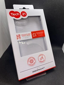Tech 21 EvoCheck Multi-Drop Case for iPhone 14/15 Plus- Clear - Picture 1 of 2