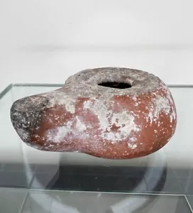 Ancient Roman Samian Red Ware Oil Lamp - Undecorated - Circa 1st Century A.D. - Picture 1 of 7
