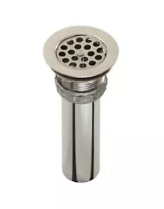JUST MANUFACTURING J-15-FS Drain, W/Removable Flat Grid Strainer 1-1/2” - Picture 1 of 1