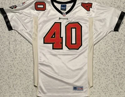 Camiseta deportiva auténtica vintage Adidas Pro Line NFL Tampa Bay Buccaneers Mike Alstott Foto 1 de 4