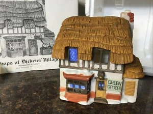 dept 56 dickens village series GREEN GROCER - Picture 1 of 6