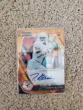 2021 Panini Prizm Draft Picks TARIK BLACK RC AUTO Orange Ice Prizm JETS