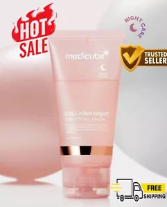5pcs MEDICUBE Collagen Wrapping Mask Renewal Night Care Mask Cream 2.53oz 75ml~ - Picture 1 of 8