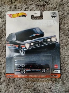 Hotwheels Car Culture Power Trip Series. Plymouth Barracuda Hemi. Real... - Picture 1 of 2