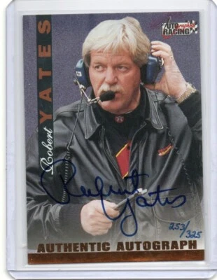 1996 Score Board  Robert Yates AUTOGRAPH #28 Texaco HOF 253/325 SP RARE - Image 1 of 2